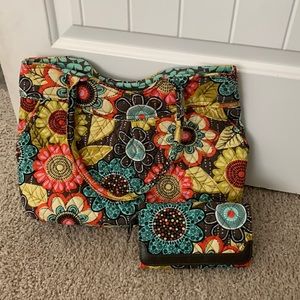 Vera Bradley handbag and wallet.